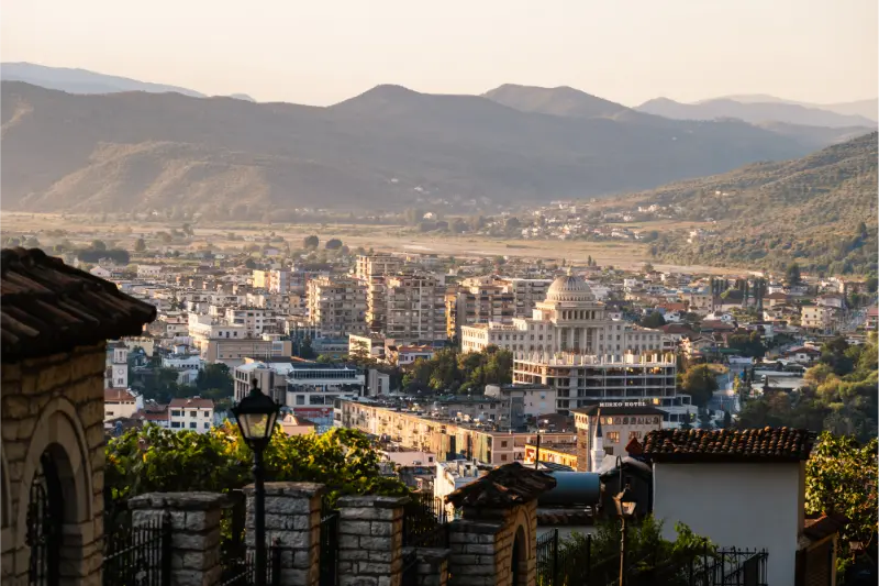 Electric Car in Berat: EV Charging, Castle Parking, Tomorr and Osum Range