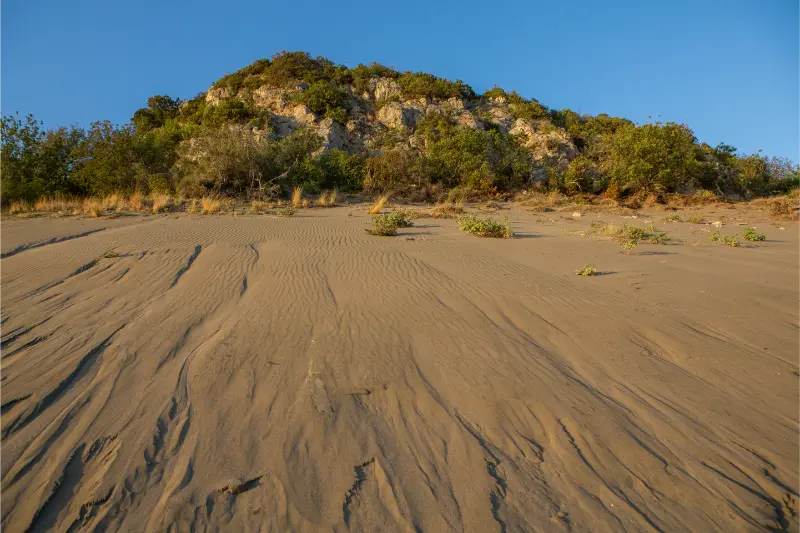 Beach Albania Sand Dunes Coast Adriatic Sea Rana E Hedhun
