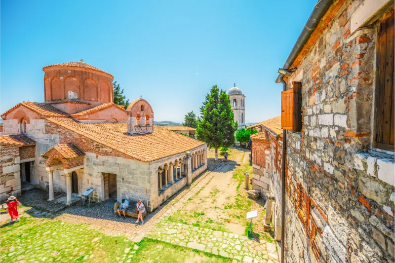 Byzantine Church St Mary Apollonia Temple Ruins Ancient Apollonia Albania 3