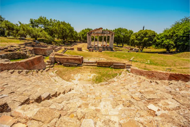Byzantine Church St Mary Apollonia Temple Ruins Ancient Apollonia Albania 7