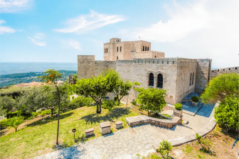 Castle Kruja Albania Skanderbeg
