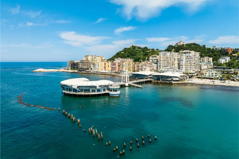 Durres Waterfront And Pier Albania
