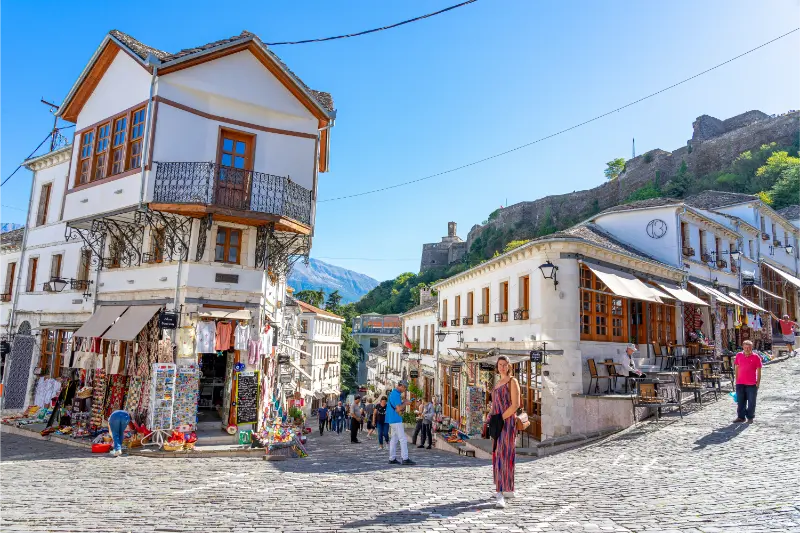 Gjirokaster Albania Charming Old Town