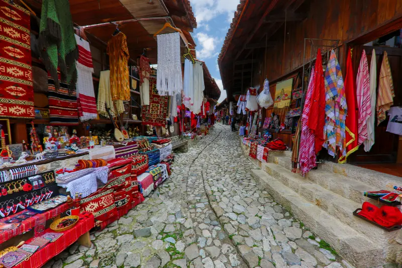 Kruja Old Bazaar Albania