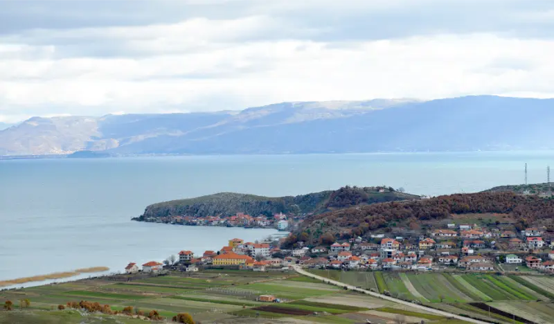 Lake Ohrid and Lin Village Albania