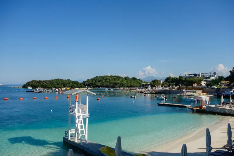 Paradise Beach Ksamil Albanian Riviera