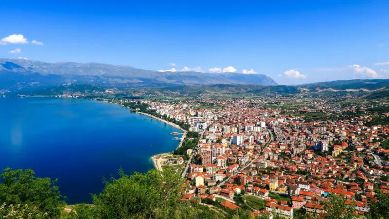 Pogradec And Lake Ohrid Albania