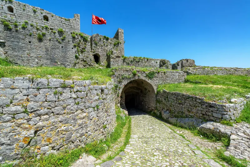 Rozafa Castle Entrance Shkoder Albania